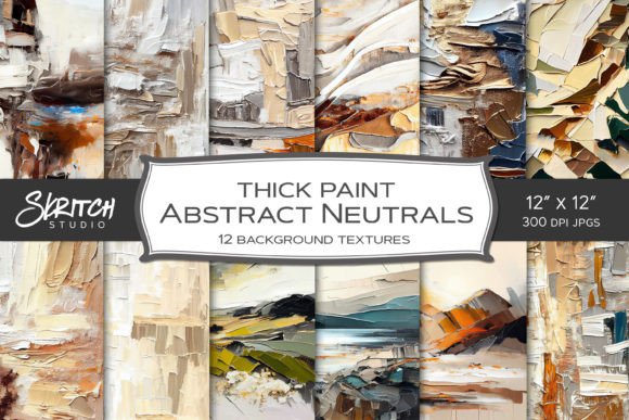 Download Thick Paint Abstract Neutral Textures - Texture Collection