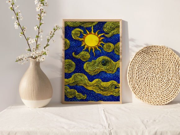 Download Sun Abstract Painting - Premium Resources