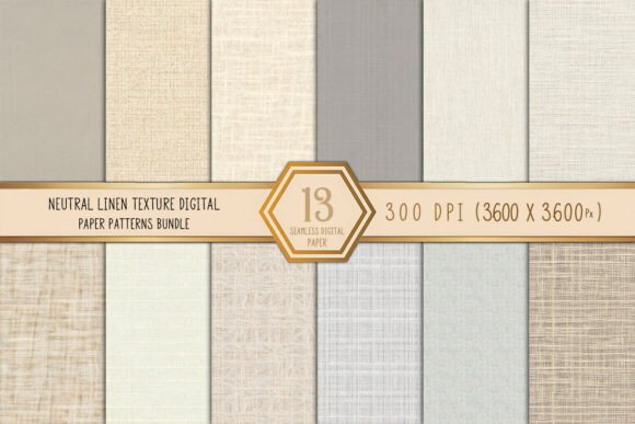Download Neutral Linen Texture Digital Paper Bund - Texture Collection
