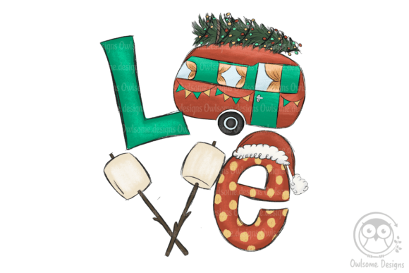 Download Love Camping Christmas Sublimation - Christmas sublimation Collection