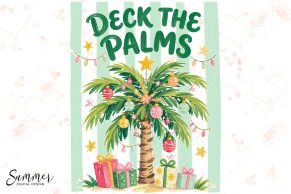 Download Deck the Palms Christmas Sublimation PNG - Christmas sublimation Collection