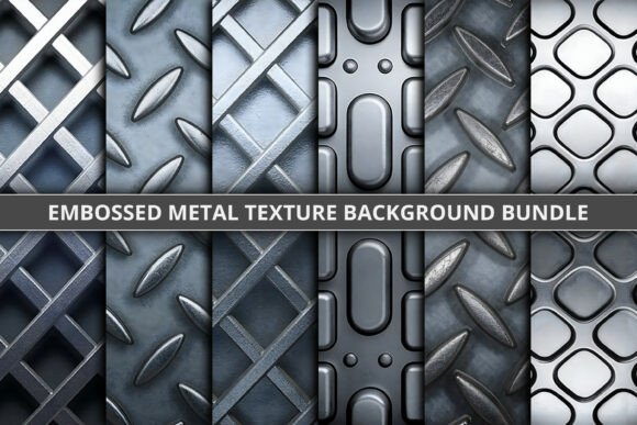 Download Embossed Metal Texture Bundle - Texture Collection