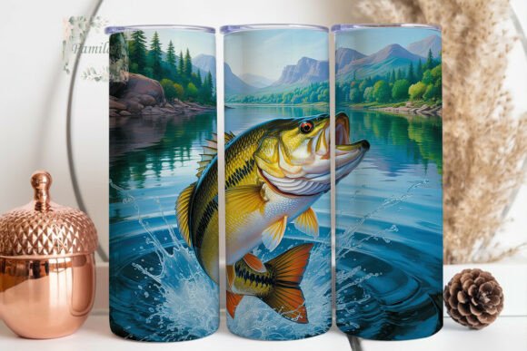 Download Dynamic Fish Leap River 20oz Tumbler Wra - Dynamic Collection