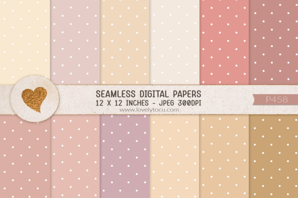 Download Pastel Polka Dot Seamless Paper Pack - Dot Collection