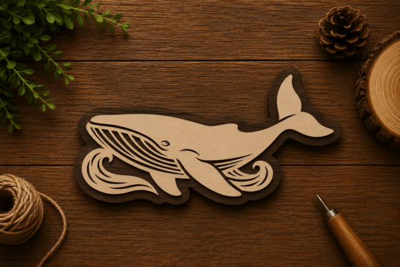 Download Dynamic Whale Laser Cut Svg File Design - Dynamic Collection
