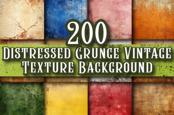 Download 200 Vintage Distressed Grunge Texture - Texture Collection