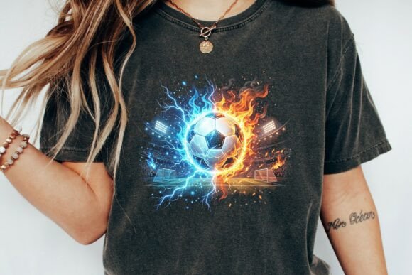 Download Dynamic Soccer Ball Fire Lightning - Dynamic Collection
